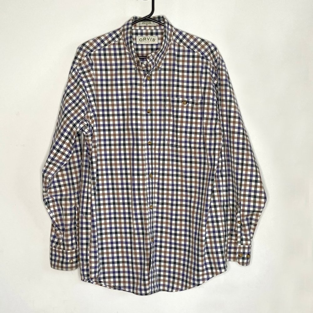 Orvis Signature Twill Long-Sleeved Shirt / M